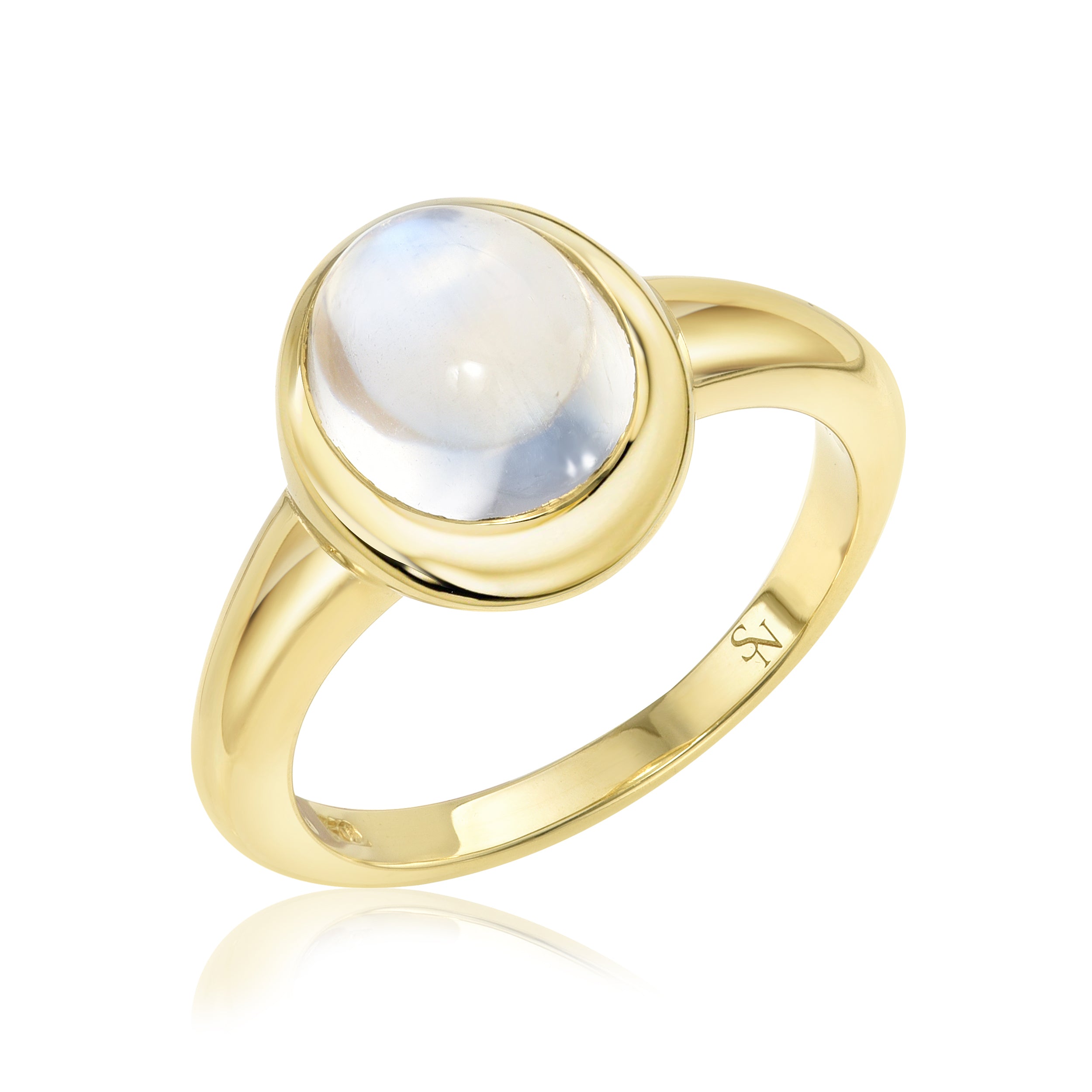 Moonstone Oval Mood Ring – Stacy Nolan
