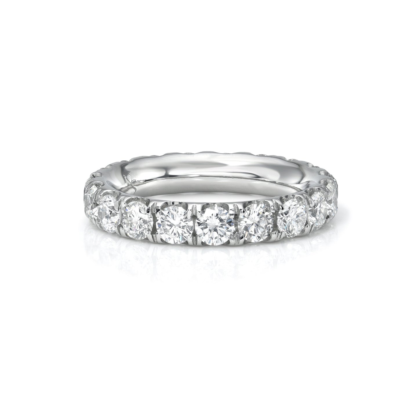 Split Prong Diamond Eternity Band - 3 ct