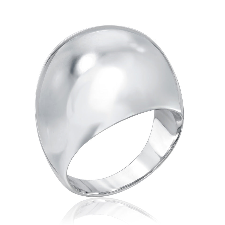 Sterling deals dome ring